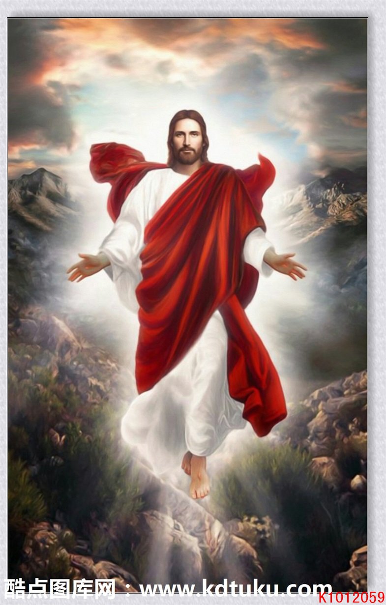 有关耶稣的著名油画图片